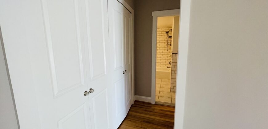 Large 1 Br Unit with walk in closet and new appliances